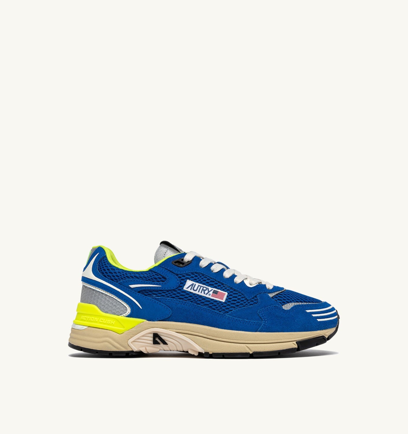 HYPERWAY IN MESH E SUEDE PRINCESS BLUE E VANILLA ICE UOMO