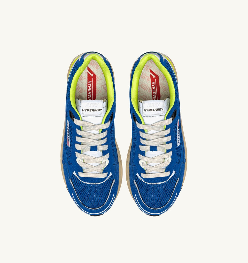 HYPERWAY IN MESH E SUEDE PRINCESS BLUE E VANILLA ICE UOMO