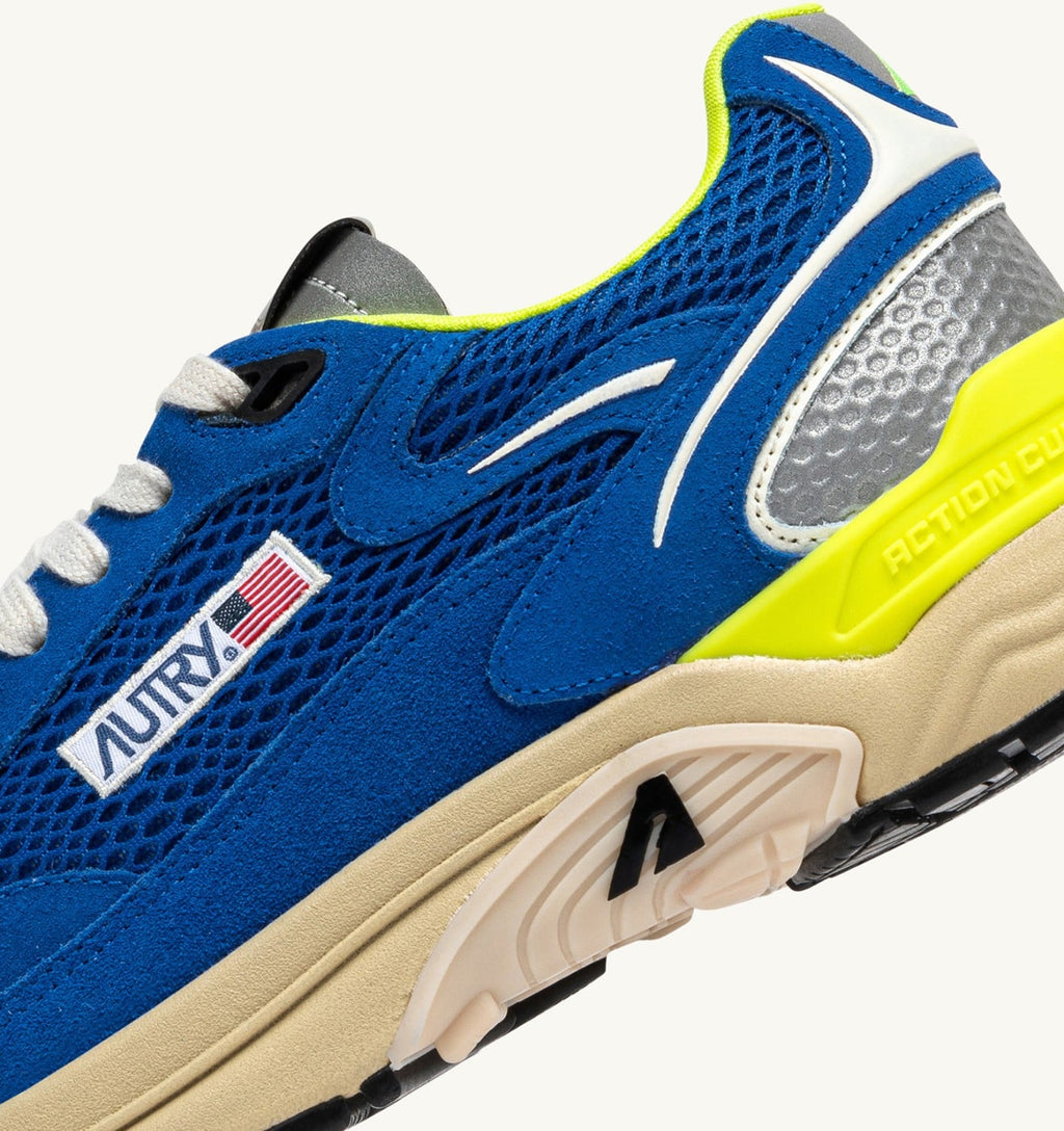 HYPERWAY IN MESH E SUEDE PRINCESS BLUE E VANILLA ICE UOMO