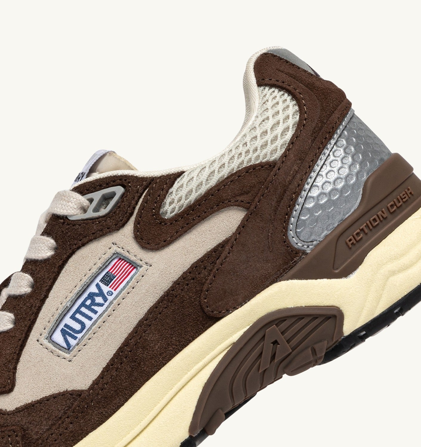 HYPERWAY IN MESH E SUEDE SAND E COTTO DONNA