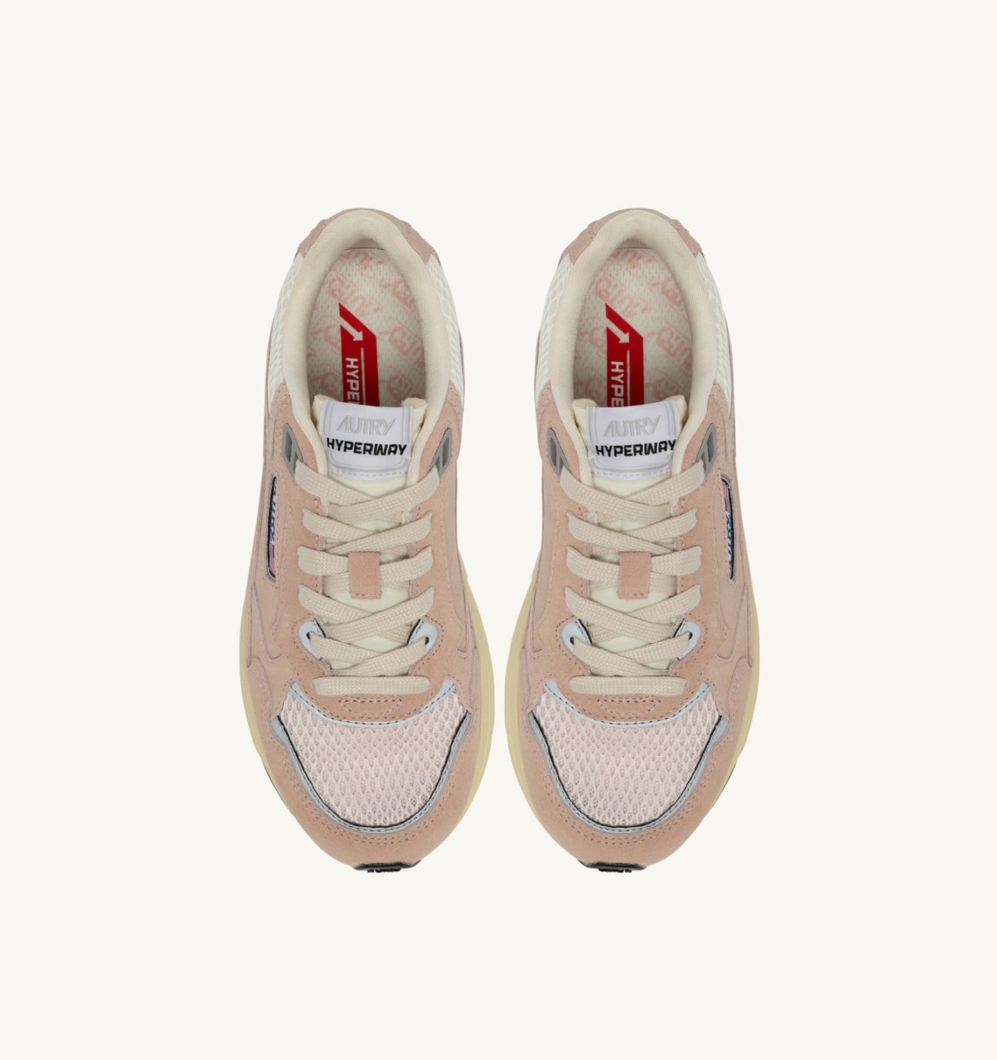 HYPERWAY IN MESH E SUEDE SILK E MARSHMALLOW