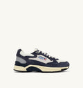HYPERWAY IN MESH E SUEDE SPACE BLUE E ARGENTO