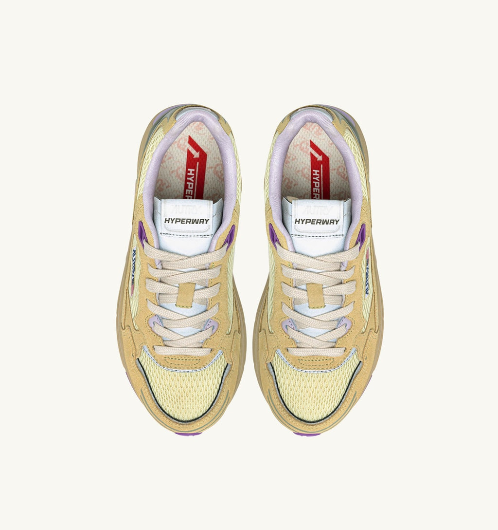 HYPERWAY IN MESH E SUEDE STRAW E ORCHID HUST