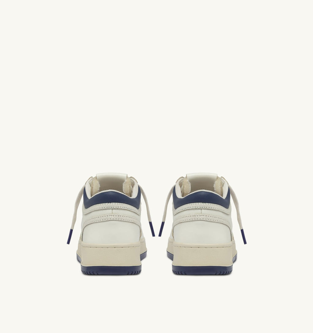MED-WAY IN PELLE MARSHMALLOW E ENSIGN BLU