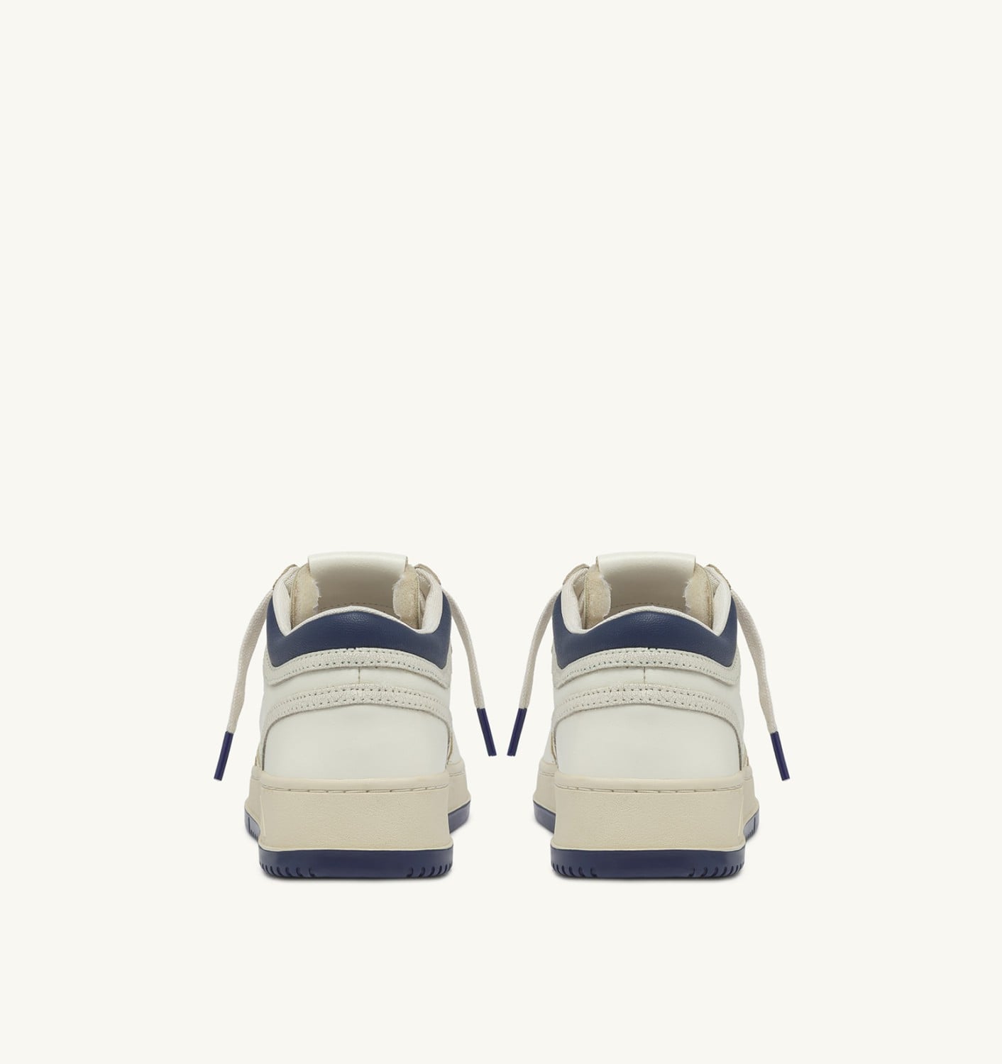 MED-WAY IN PELLE MARSHMALLOW E ENSIGN BLU