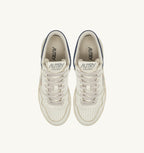 MED-WAY IN PELLE MARSHMALLOW E ENSIGN BLU
