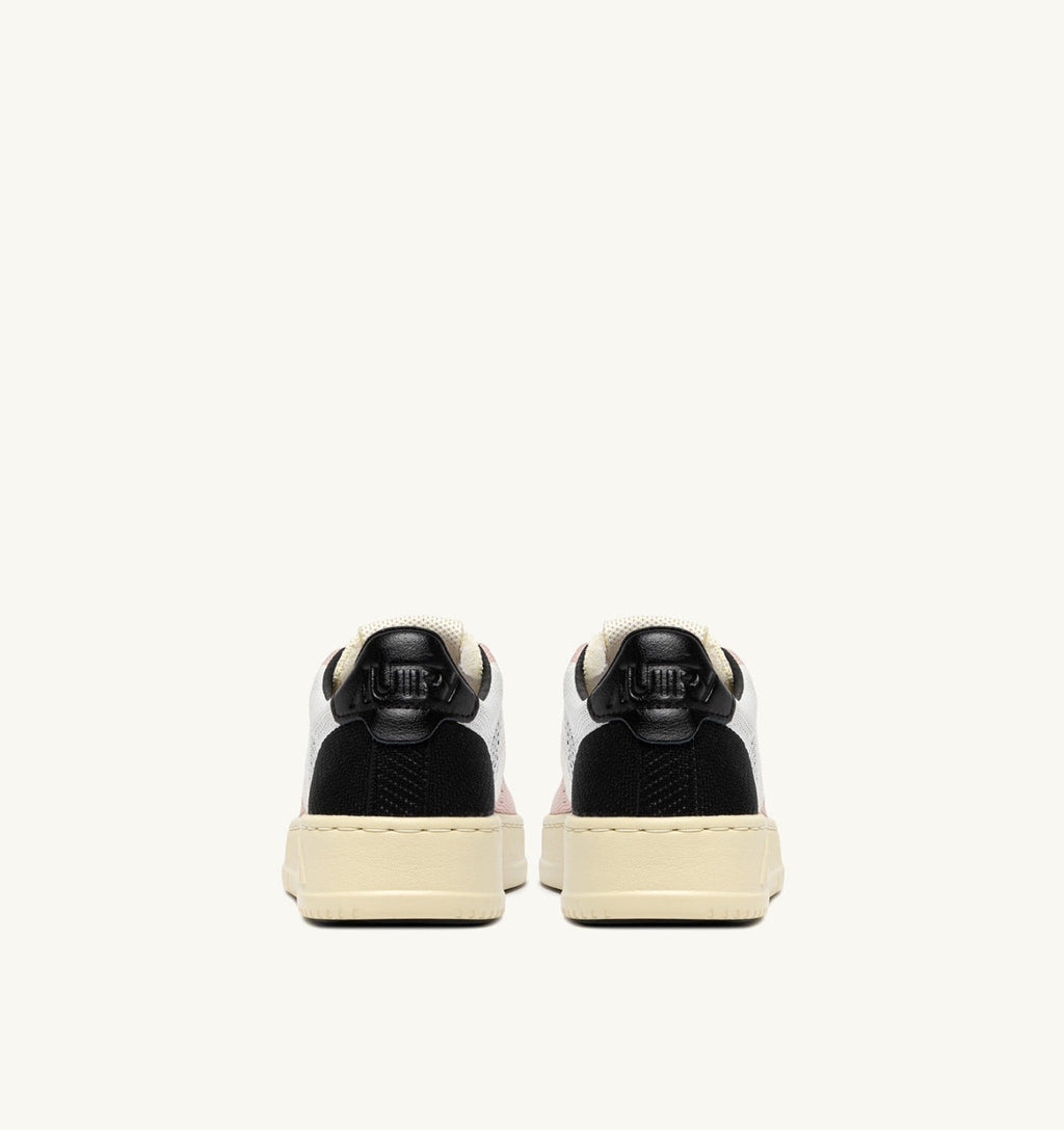 MEDALIST EASEKNIT LOW IN MAGLIA AVORIO NERA E POWDER