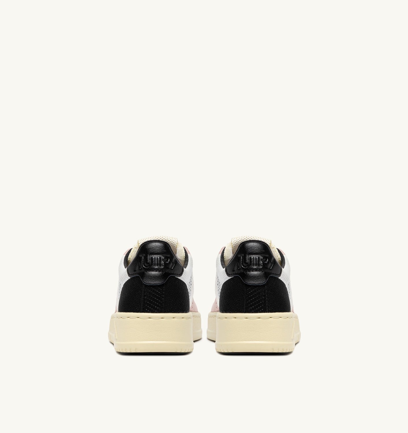 MEDALIST EASEKNIT LOW IN MAGLIA AVORIO NERA E POWDER