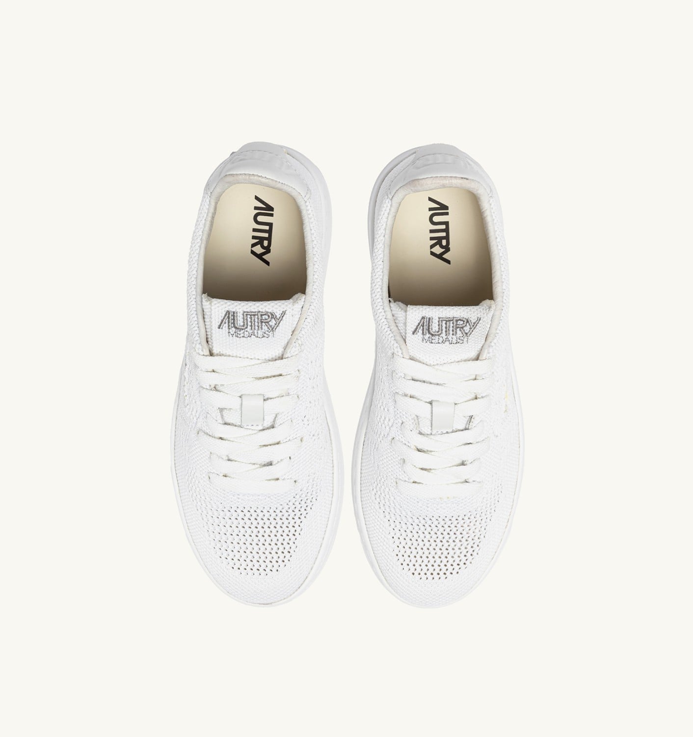 MEDALIST EASEKNIT LOW IN MAGLIA COLORE BIANCO
