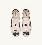 MEDALIST EASEKNIT LOW IN MAGLIA 'COW PRINT' AVORIO E NERO