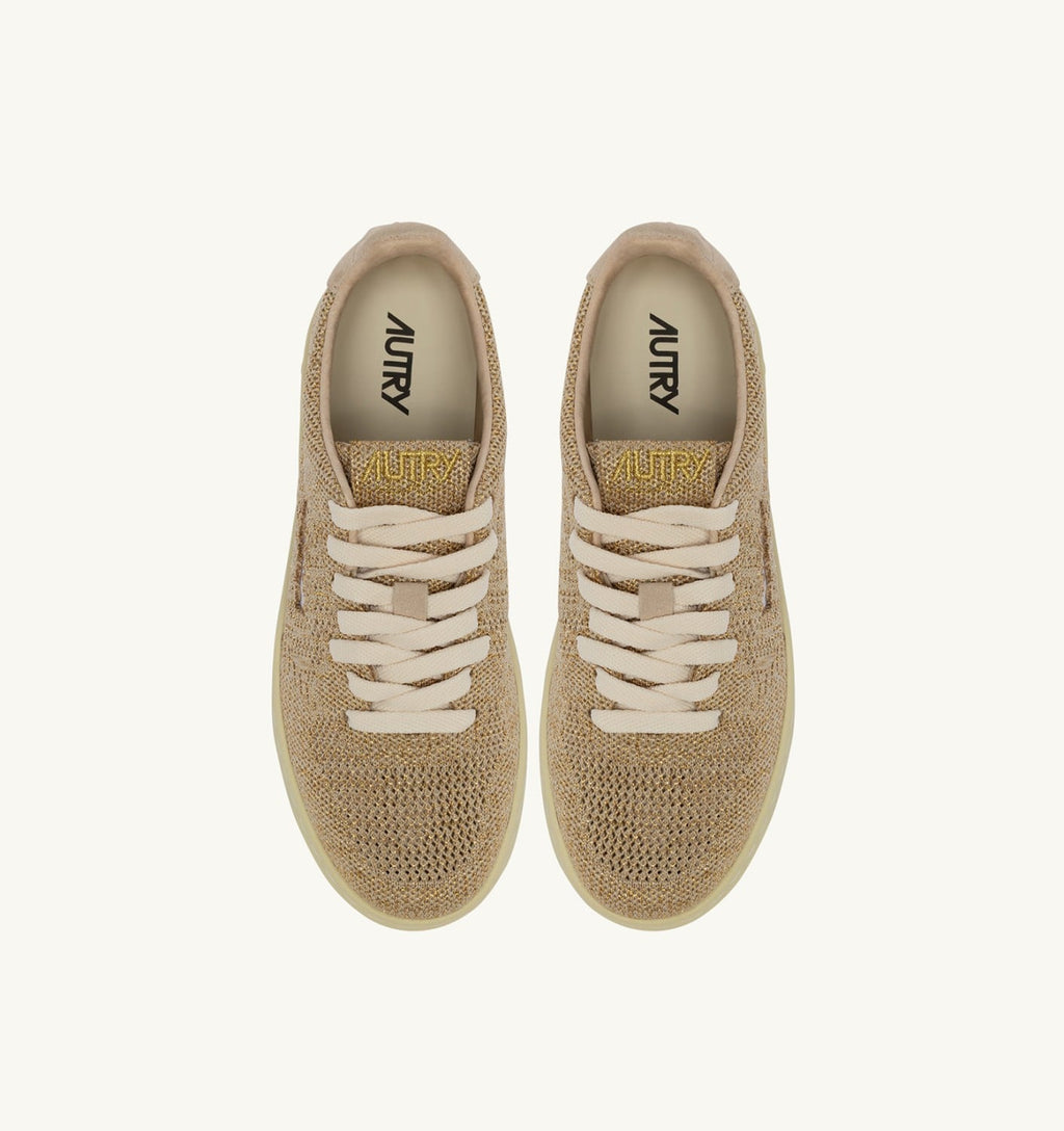 MEDALIST EASEKNIT LOW IN MAGLIA PLATINO