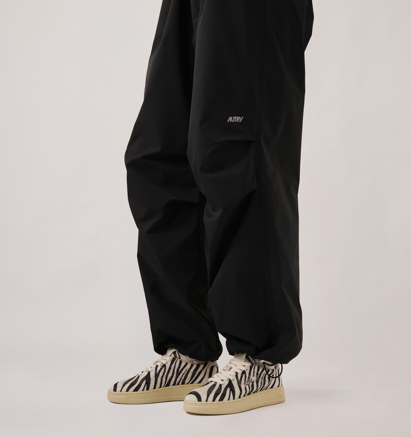 MEDALIST EASEKNIT LOW IN MAGLIA 'ZEBRA PRINT' AVORIO E NERO