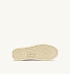 MEDALIST LOW IN PELLE BIANCA CON DETTAGLI ARGENTO