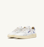 MEDALIST LOW IN PELLE BIANCA E BEAUCOUP BLUE