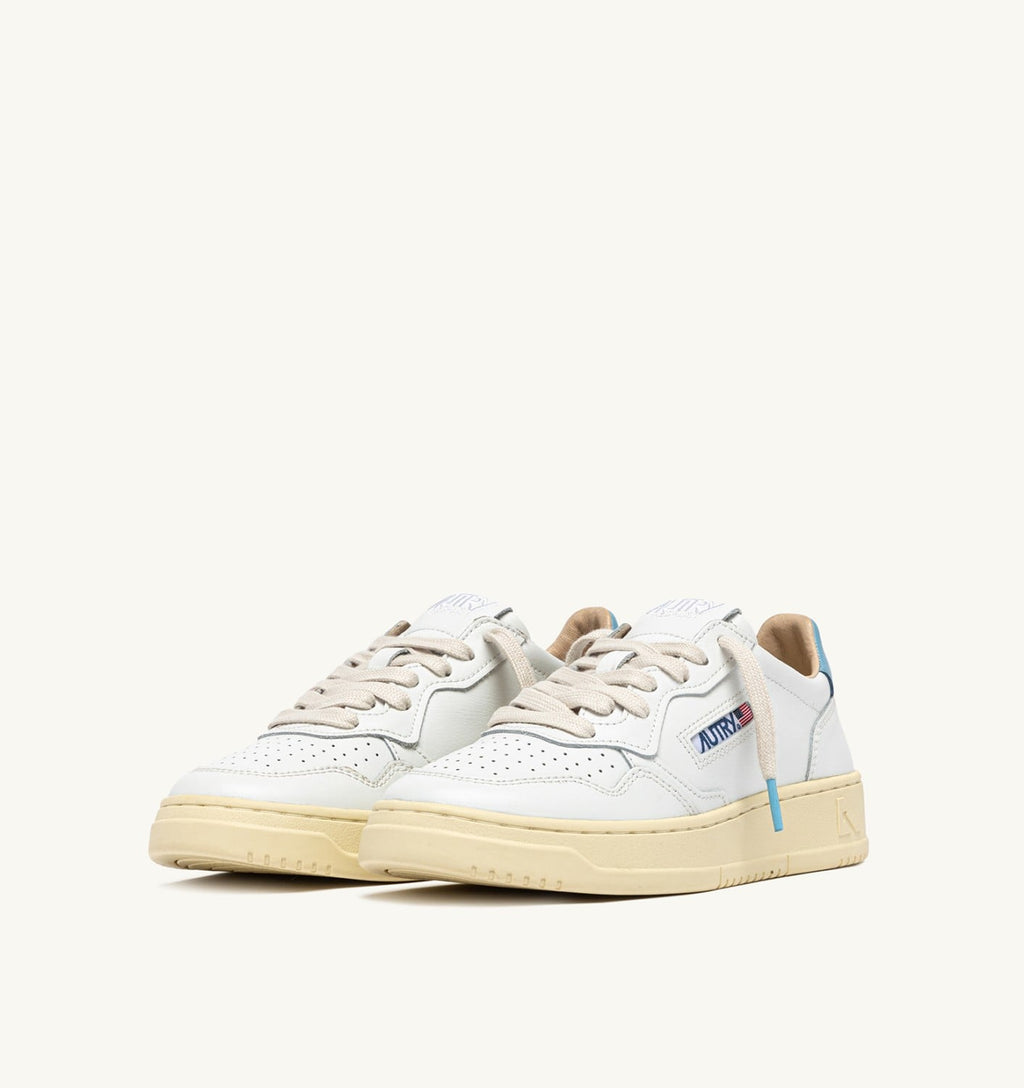 MEDALIST LOW IN PELLE BIANCA E FORGET ME NOT DONNA