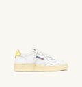 MEDALIST LOW IN PELLE BIANCA E LEMON MERINGUE DONNA