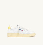 MEDALIST LOW IN PELLE BIANCA E LEMON MERINGUE DONNA
