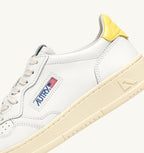 MEDALIST LOW IN PELLE BIANCA E LEMON MERINGUE UOMO