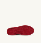 MEDALIST LOW IN PELLE BIANCA E ROSSA CON LETTERING DONNA