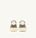 MEDALIST LOW IN PELLE BIANCA E SUEDE ANTILOPE UOMO