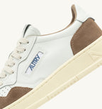 MEDALIST LOW IN PELLE BIANCA E SUEDE ANTILOPE UOMO