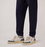 MEDALIST LOW IN NAPPA BIANCA E SUEDE MOREL