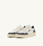 MEDALIST LOW IN NAPPA BIANCA E SUEDE MOREL