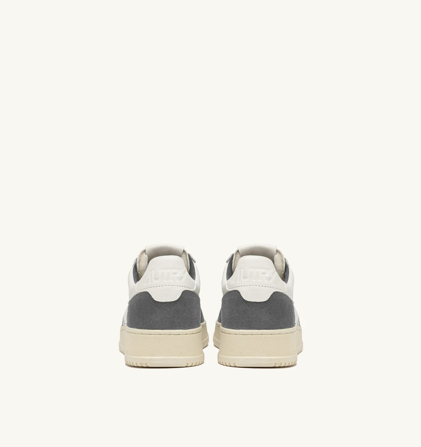 MEDALIST LOW IN NAPPA BIANCA E SUEDE MOREL