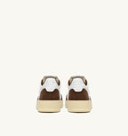 MEDALIST LOW IN PELLE BIANCA E SUEDE TUNDRA UOMO