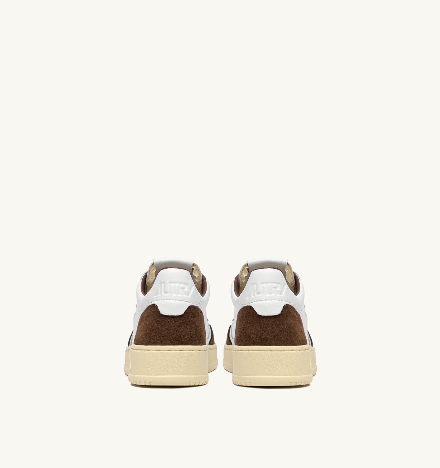 MEDALIST LOW IN PELLE BIANCA E SUEDE TUNDRA UOMO