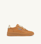 MEDALIST LOW IN PELLE COGNAC E MARSHMALLOW DONNA