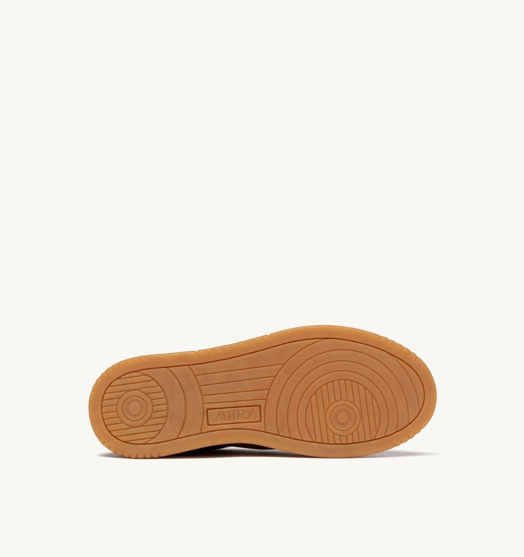 MEDALIST LOW IN PELLE COGNAC E MARSHMALLOW UOMO