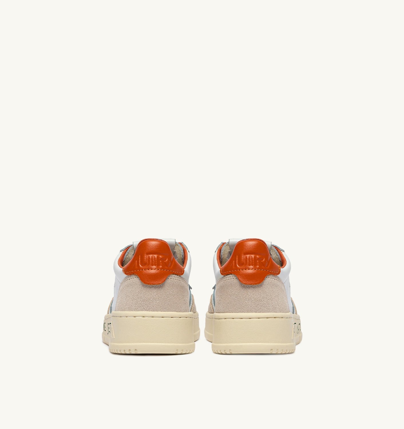 MEDALIST LOW IN PELLE E SUEDE BIANCO E HAWAIIAN SUNSET CON LETTERING DONNA
