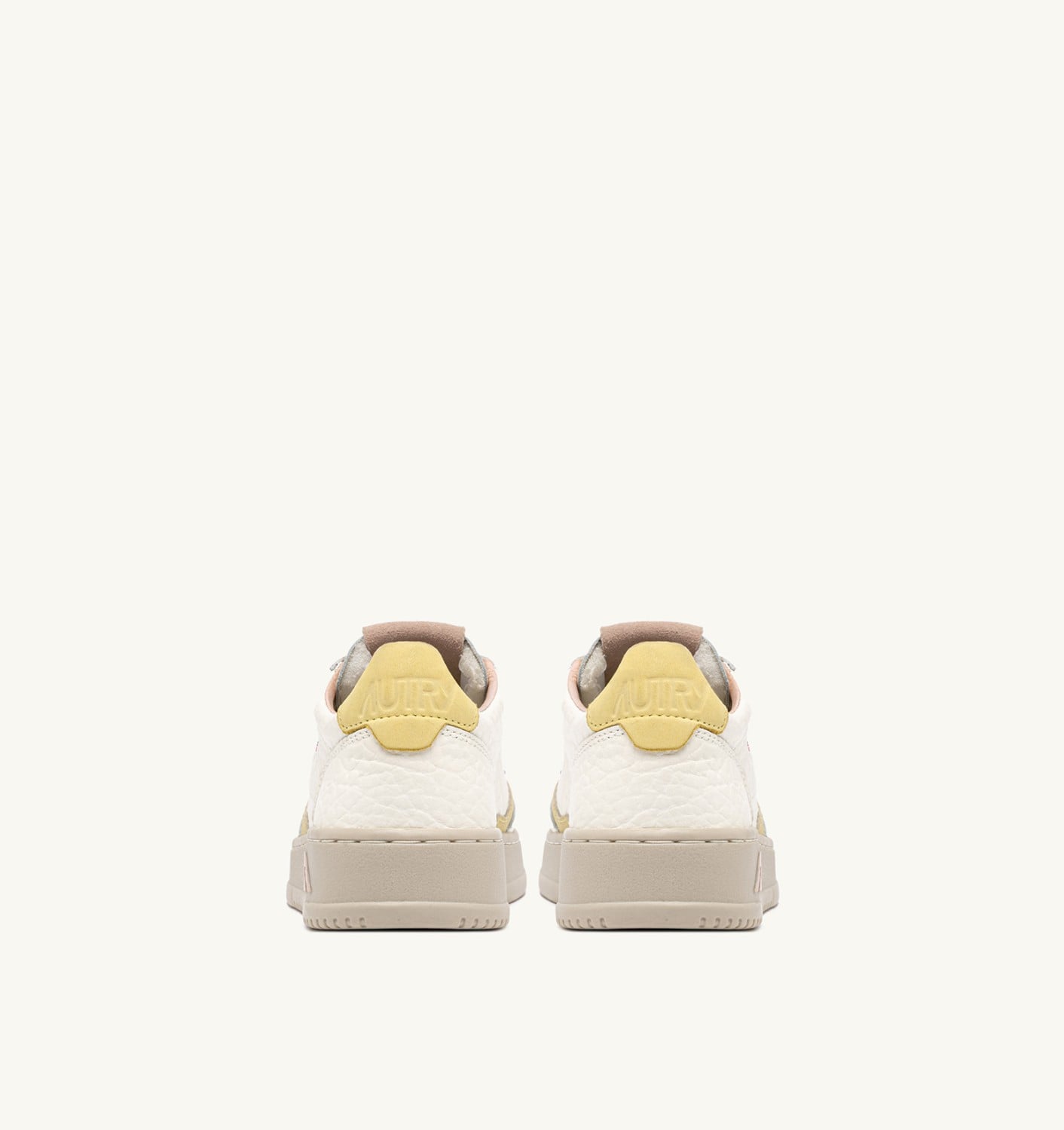 MEDALIST LOW IN PELLE LEMON MERINGUE E SILK