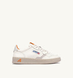 MEDALIST LOW IN PELLE MARSHMALLOW E FANTA
