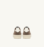 MEDALIST LOW IN SUEDE CIGAR E BIANCO