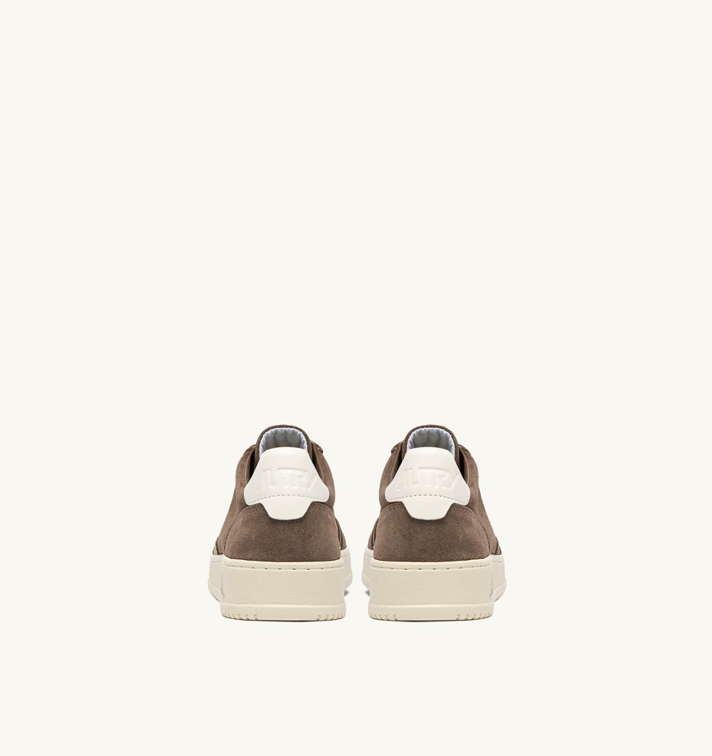 MEDALIST LOW IN SUEDE CIGAR E BIANCO