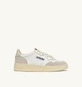 MEDALIST LOW IN SUEDE E PELLE BIANCA E PELICAN