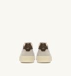 MEDALIST LOW IN SUEDE E PELLE BIANCA E TEAK UOMO