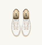 MEDALIST LOW IN SUEDE E PELLE BIANCA E TEAK UOMO