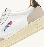 MEDALIST LOW IN SUEDE E PELLE BIANCA E TEAK UOMO