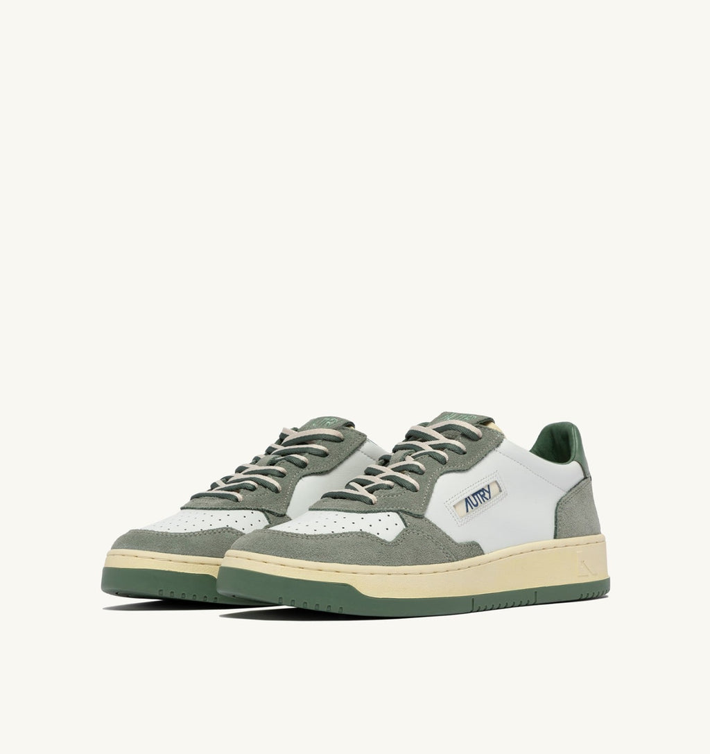 MEDALIST LOW IN SUEDE E PELLE MILITARY E SEA SPAY