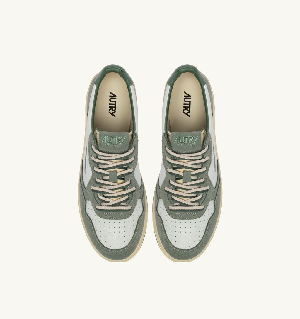 MEDALIST LOW IN SUEDE E PELLE MILITARY E SEA SPAY