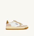 MEDALIST LOW IN SUEDE E PELLE SAND E WOOD
