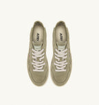 MEDALIST LOW IN SUEDE GRAY GREEN E BIANCO DONNA