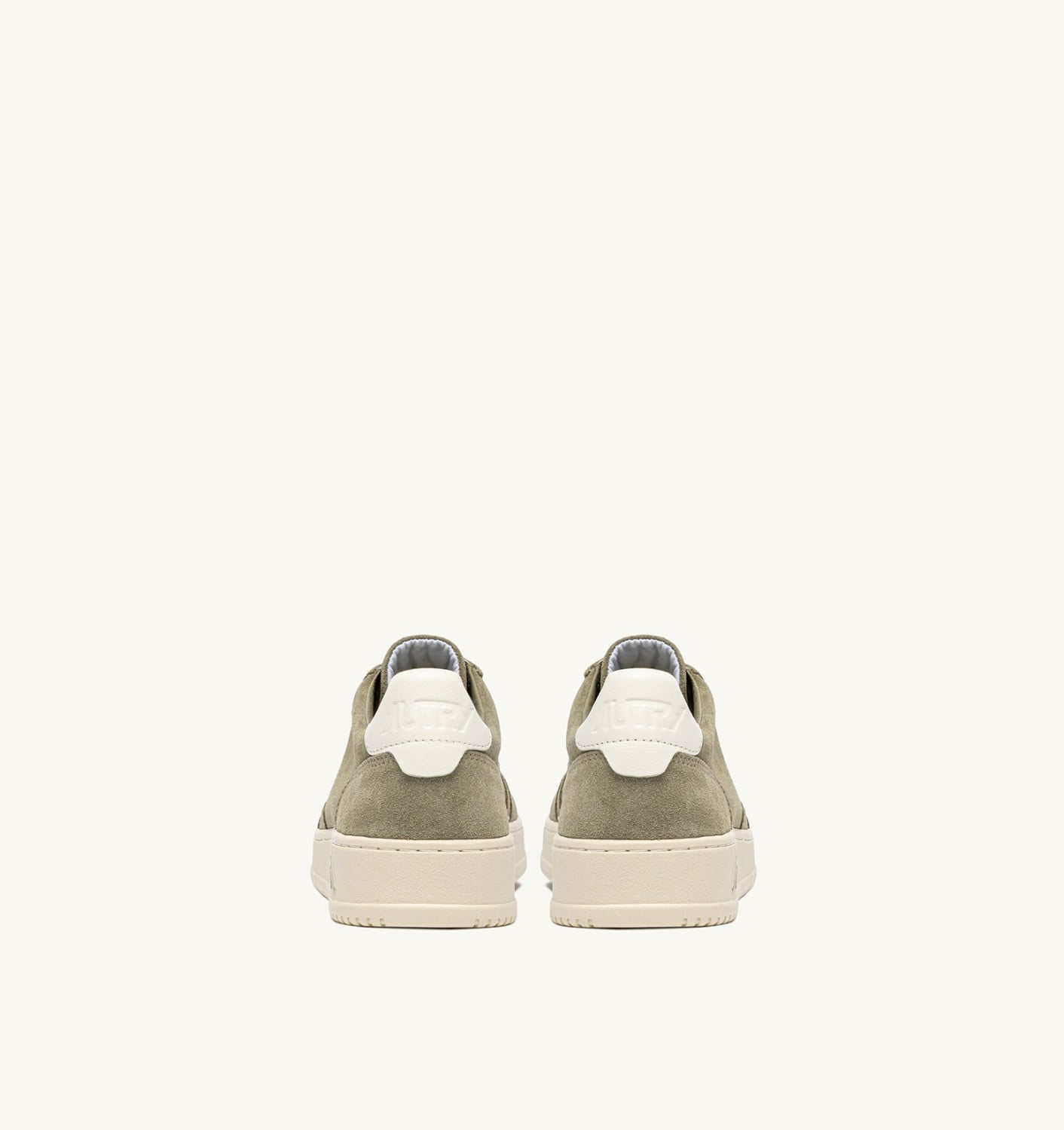 MEDALIST LOW IN SUEDE GRAY GREEN E BIANCO UOMO
