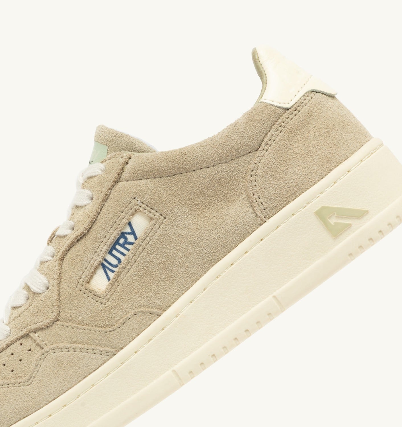 MEDALIST LOW IN SUEDE SPONGE E BIANCO UOMO