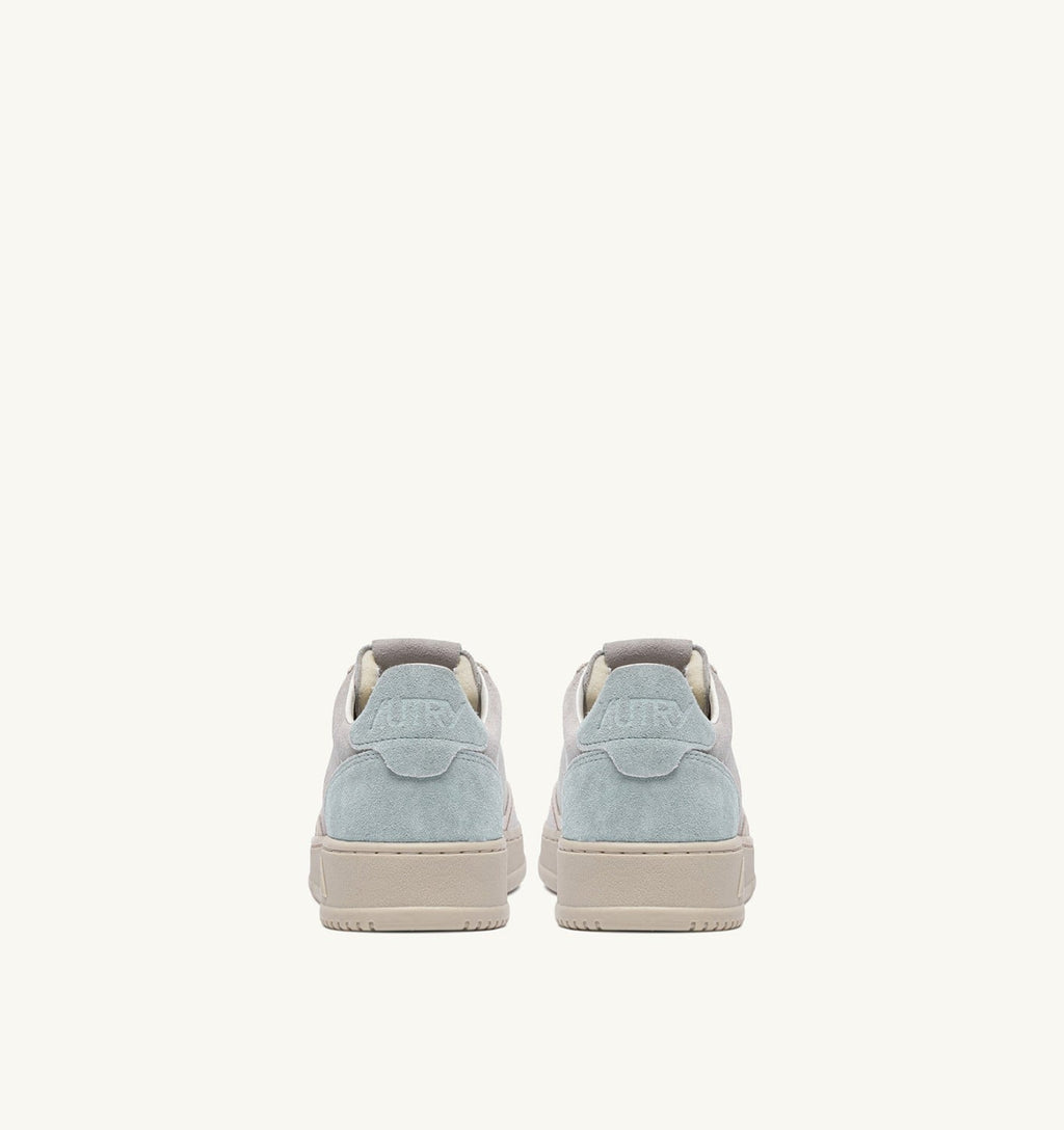 MEDALIST LOW TRICOLOR IN SUEDE BIANCO SKY E LOFT UOMO