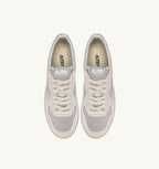 MEDALIST LOW TRICOLOR IN SUEDE BIANCO SKY E LOFT UOMO