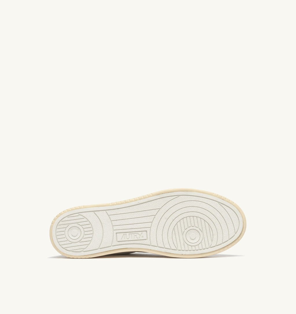 MEDALIST MULE IN NAPPA BIANCO DONNA